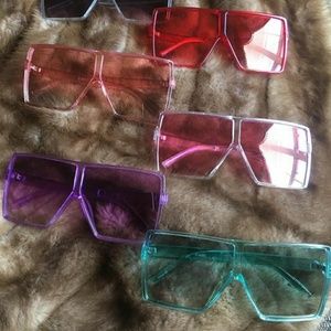 Large square sunglasses